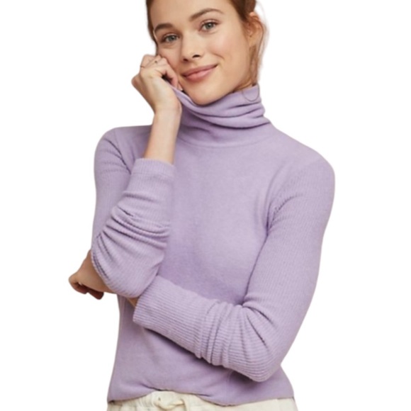 Anthropologie Sweaters - Anthropologie Saturday Sunday Brushed Fleece Turtleneck Sweater